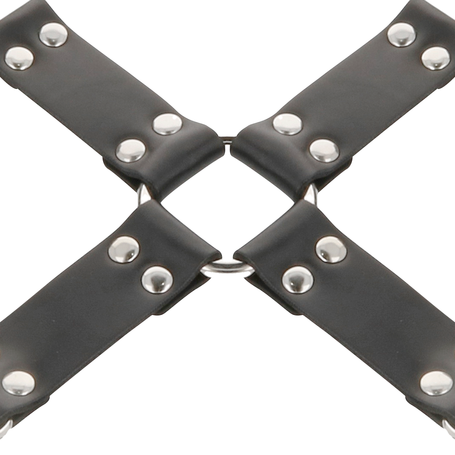 DARKNESS - LEATHER HANDCUFFS FOR FOOT AND HANDS BLACK - Amore24