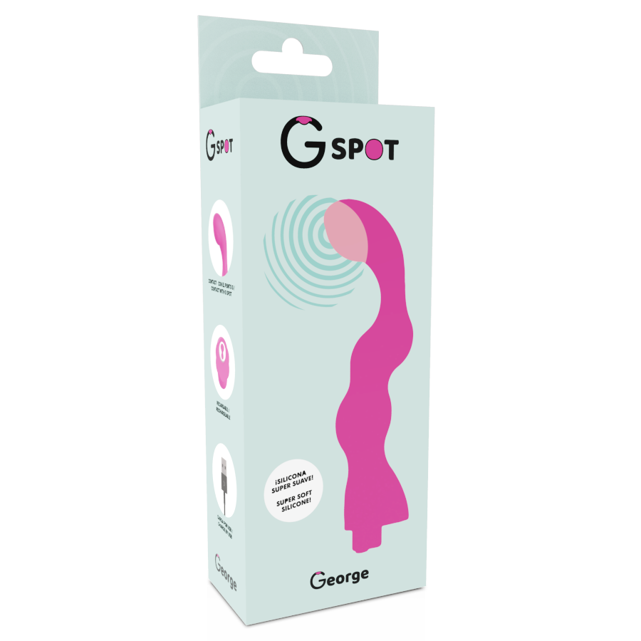 G-SPOT - GEORGE G-SPOT VIBRATOR GUM PINK - Amore24