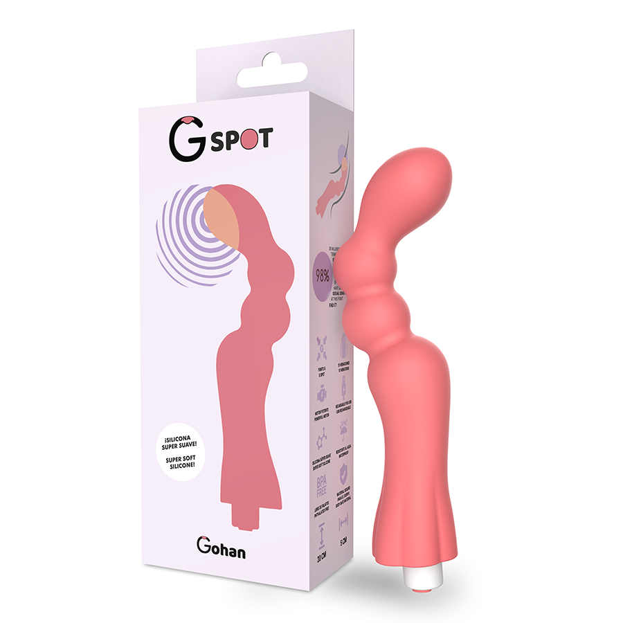 G-SPOT - GOHAH VIBRATOR LIGHT RED - Amore24
