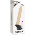 BASECOCK - REALISTIC VIBRATOR REMOTE CONTROL BLACK 21 CM -O- 4 CM - Amore24