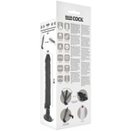 BASECOCK - REALISTIC VIBRATOR REMOTE CONTROL BLACK 21 CM -O- 4 CM - Amore24