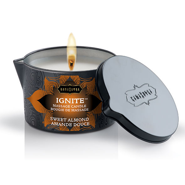 KAMASUTRA - MEDITERRANEAN ALMOND MASSAGE CANDLE 170GR - Amore24