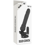 BASECOCK - REALISTIC VIBRATOR REMOTE CONTROL BLACK 19.5 CM -O- 4 CM - Amore24