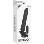 BASECOCK - REALISTIC VIBRATOR REMOTE CONTROL BLACK 21 CM -O- 4 CM - Amore24