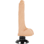 BASECOCK - REALISTIC VIBRATOR 2-1 BLACK 18.5 CM -O- 4 CM - Amore24