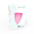 STERCUP - FDA SILICONE MENSTRUAL CUP PINK - SIZE L - Amore24
