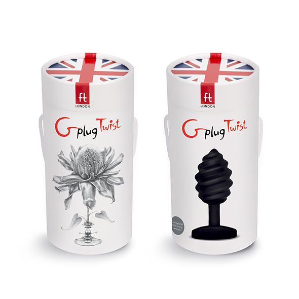 G-VIBE - GPLUG TWIST WITH VIBRATION BLACK - Amore24