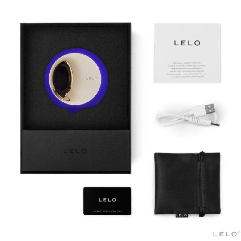 LELO - ORA 3 ORAL SEX STIMULATOR MIDNIGHT BLUE - Amore24