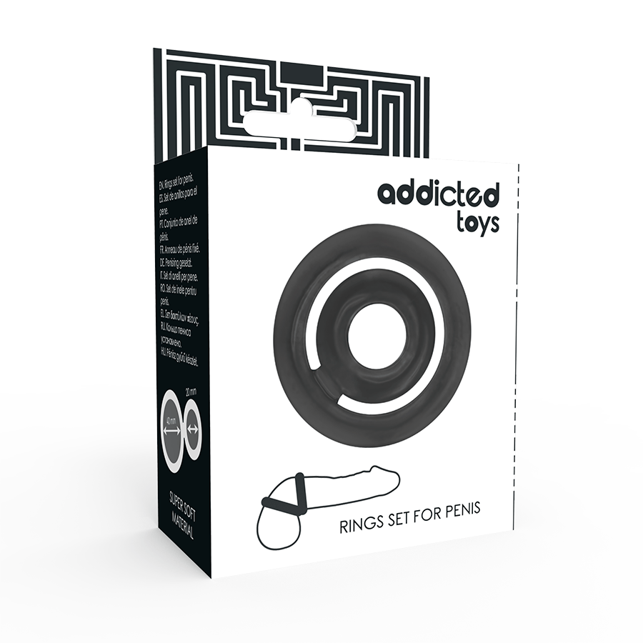 ADDICTED TOYS - POTENZ - C - RING PENIS BLACK - Amore24