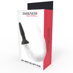 DARKNESS - SILICONE ANAL PLUG WITH WHITE TAIL - Amore24