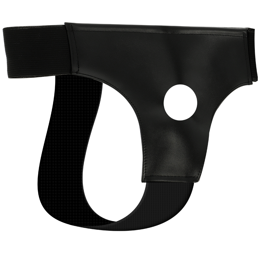DARKNESS - HARNESS WITH HOLE ONE SIZE - Amore24