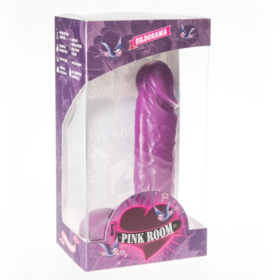 PINK ROOM - AMADEO REALISTIC DILDO PURPLE 15.5 CM - Amore24