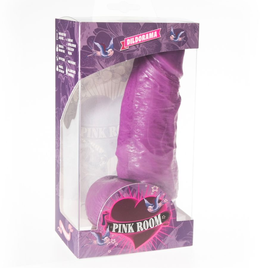 PINK ROOM - DAYAN REALISTIC DILDO PURPLE 17 CM - Amore24