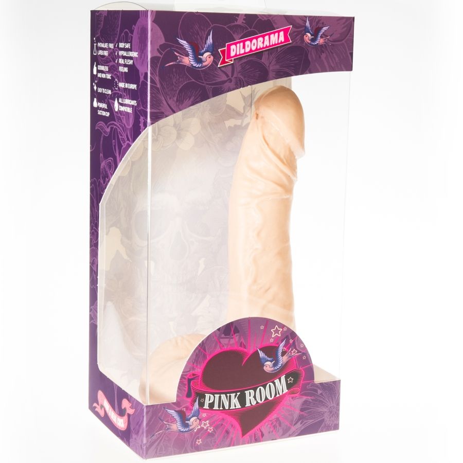PINK ROOM - EBAN REALISTIC DILDO FLESH 19 CM - Amore24
