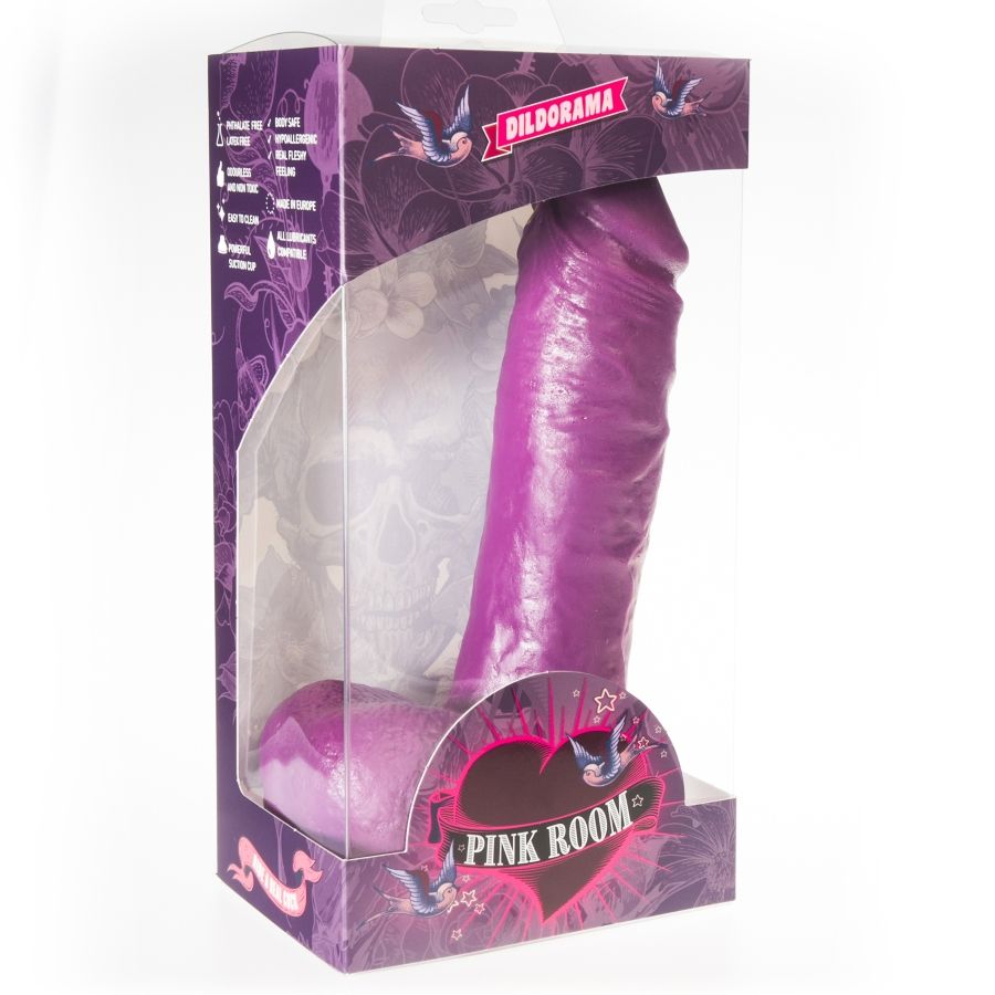 PINK ROOM - ANTON REALISTIC DILDO PURPLE 21.5 CM - Amore24