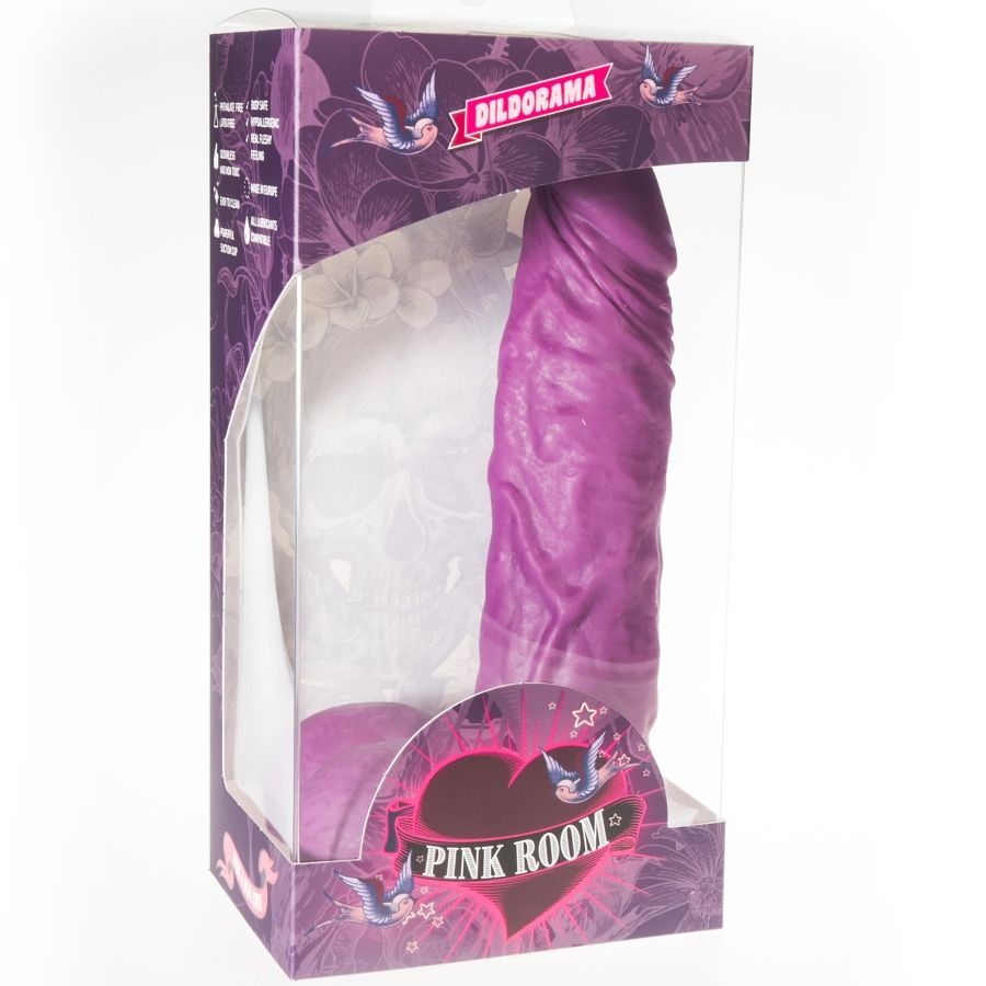 PINK ROOM - CHEMS REALISTIC DILDO PURPLE 20 CM - Amore24