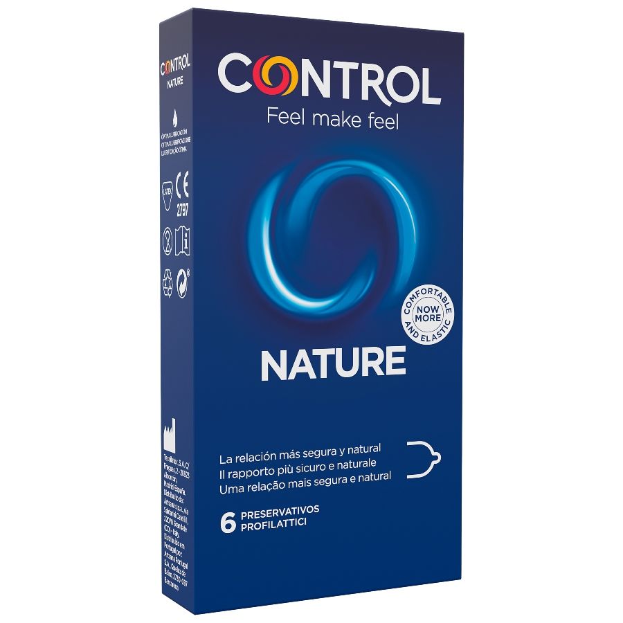 CONTROL - ADAPTA NATURE CONDOMS 6 UNITS - Amore24