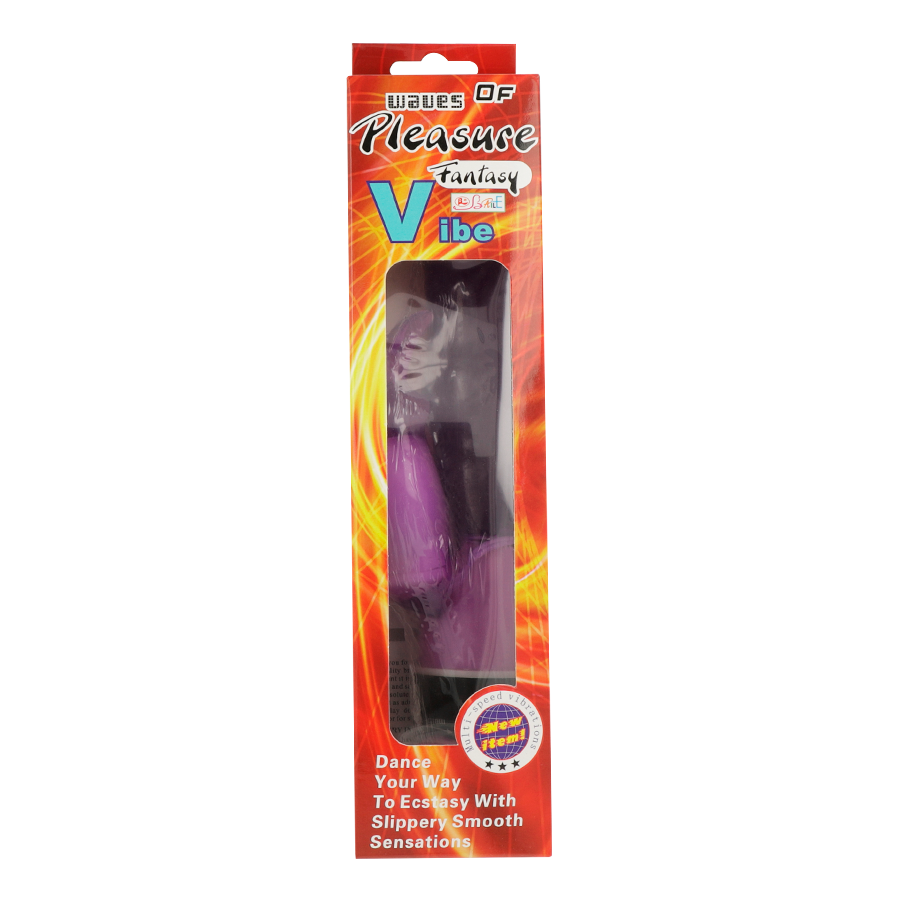 BAILE - WAVES OF PLEASURE FANTASY VIBRATOR WITH LILAC RABBIT 23 CM - Amore24