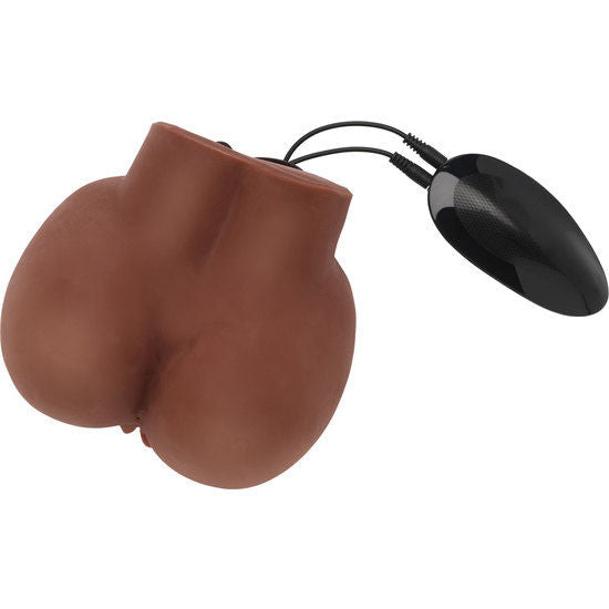 ACT - BIG ASS REALISTIC MASTURBATOR WITH BROWN VIBRATOR - Amore24