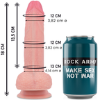 ROCKARMY - LIQUID SILICONE PREMIUM MUSTANG REALISTIC 18 CM -O- 4.14 CM - Amore24