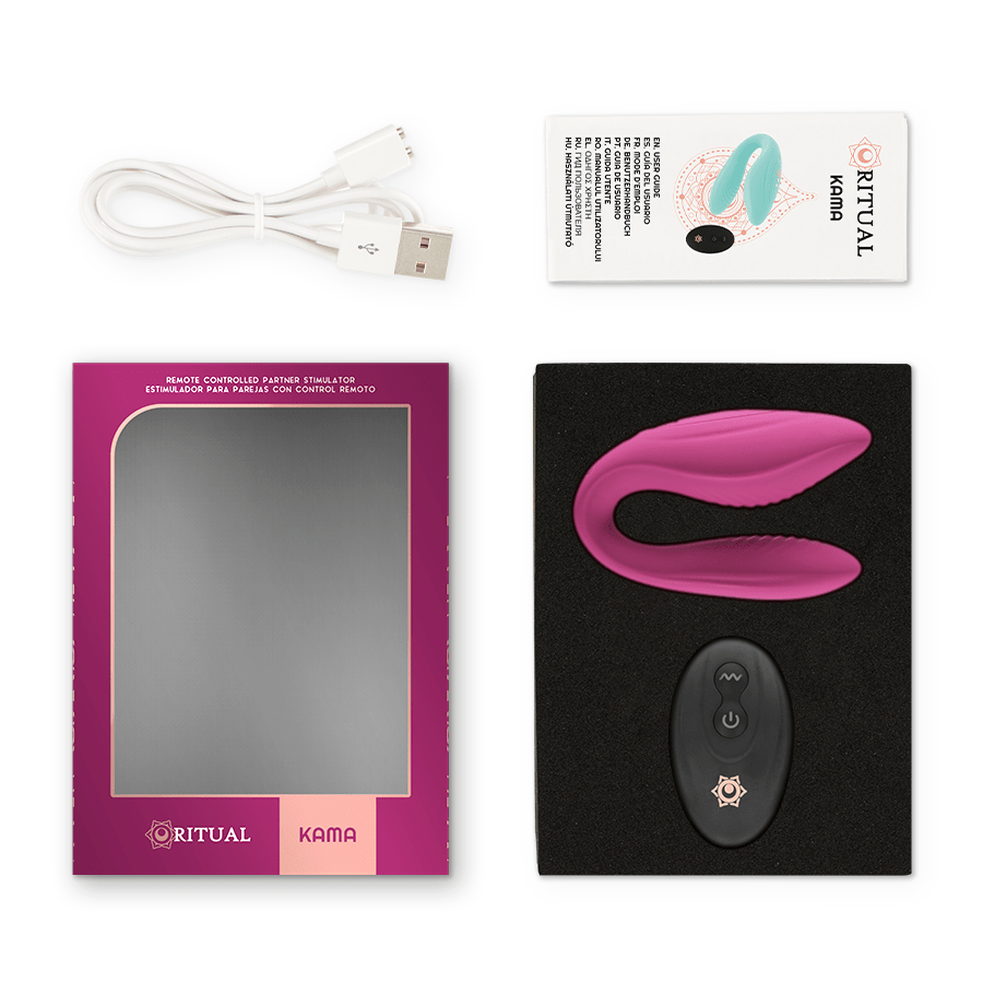 RITHUAL - KAMA REMOTE CONTROL FOR COUPLES AQUA - Amore24