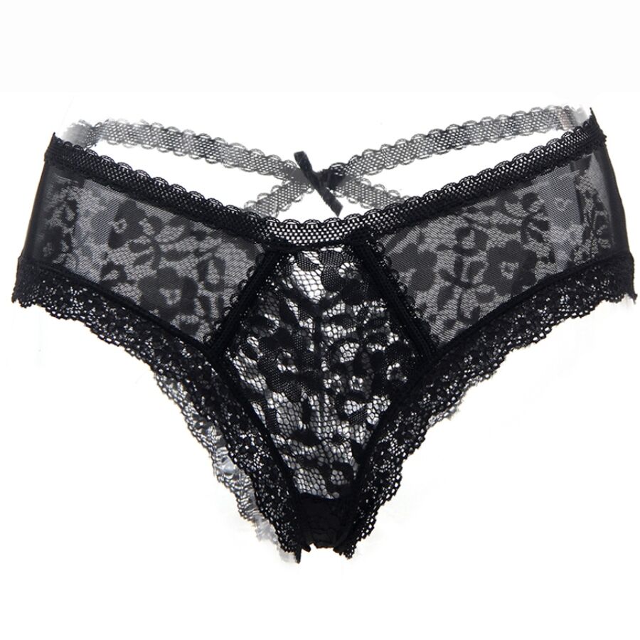 QUEEN LINGERIE - FLORAL LACE PANTIES S/M - Amore24