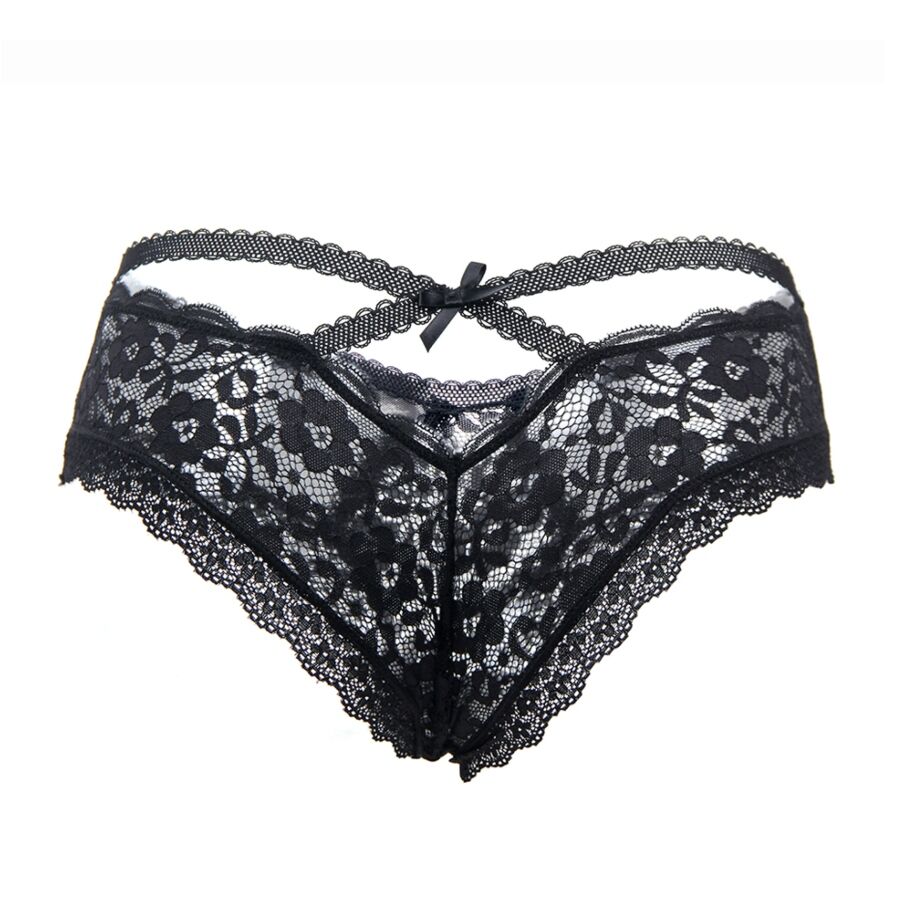 QUEEN LINGERIE - FLORAL LACE PANTIES S/M - Amore24