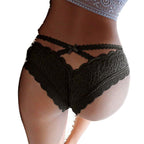 QUEEN LINGERIE - FLORAL LACE PANTIES S/M - Amore24