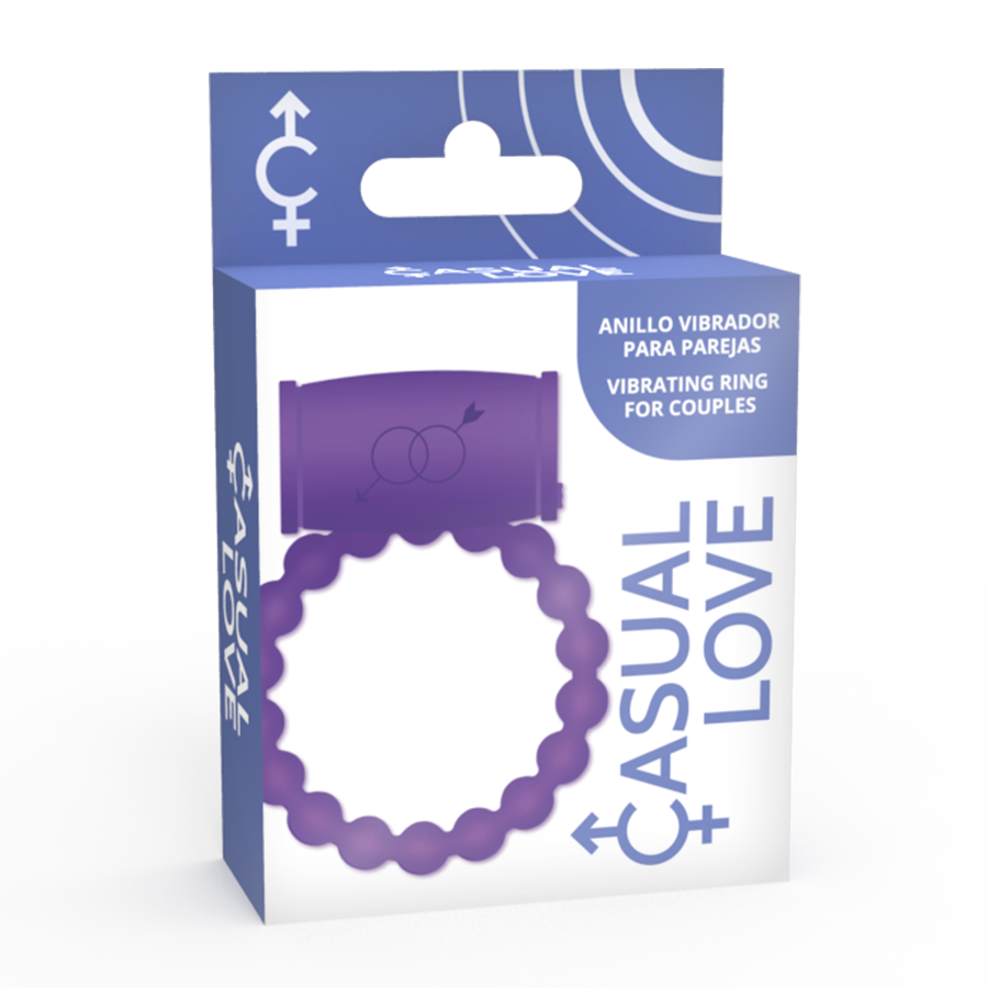 CASUAL LOVE - 25 COUPLE VIBRATOR RING VIOLET - Amore24