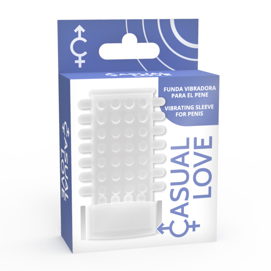 CASUAL LOVE - RING VIBRATING SLEEVE TRANSPARENT - Amore24