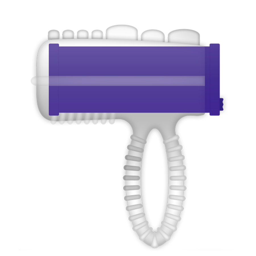 CASUAL LOVE - RING TONGUE VIBRATING PURPLE - Amore24
