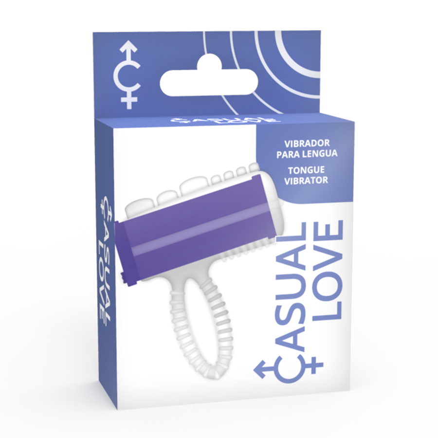 CASUAL LOVE - RING TONGUE VIBRATING PURPLE - Amore24