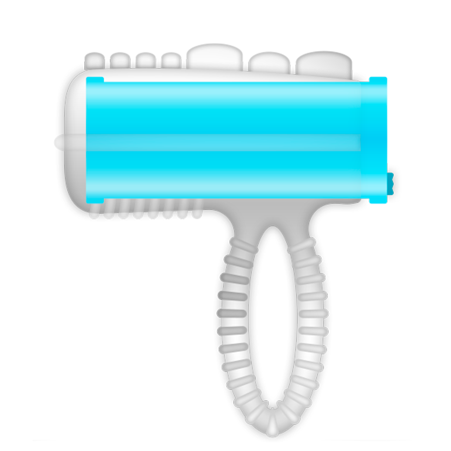 CASUAL LOVE - RING TONGUE VIBRATING BLUE - Amore24