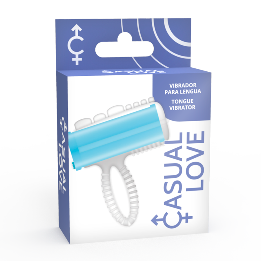 CASUAL LOVE - RING TONGUE VIBRATING BLUE - Amore24