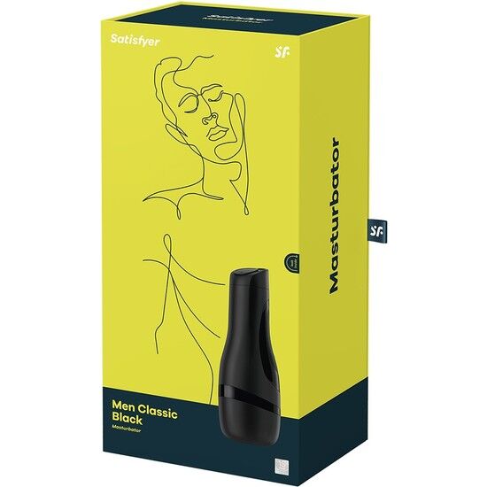 SATISFYER - MASTURBATOR MEN CLASSIC BLACK - Amore24