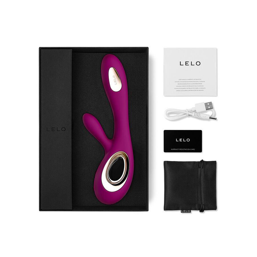 LELO - SORAYA WAVE VIBRATOR RABBIT PURPLE - Amore24