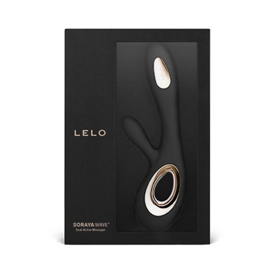 LELO - SORAYA WAVE VIBRATOR RABBIT BLACK - Amore24