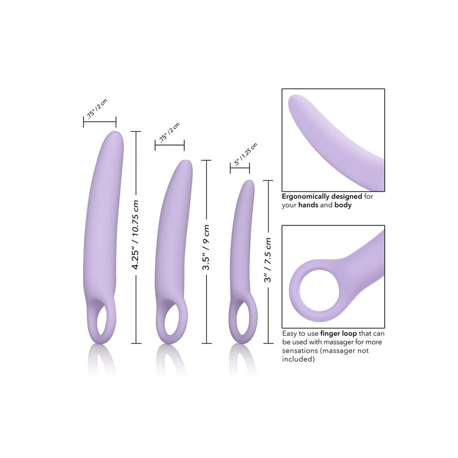 CALEXOTICS - DR LAURA BERMAN ALENA SET OF 3 SILICONE DILATORS - Amore24