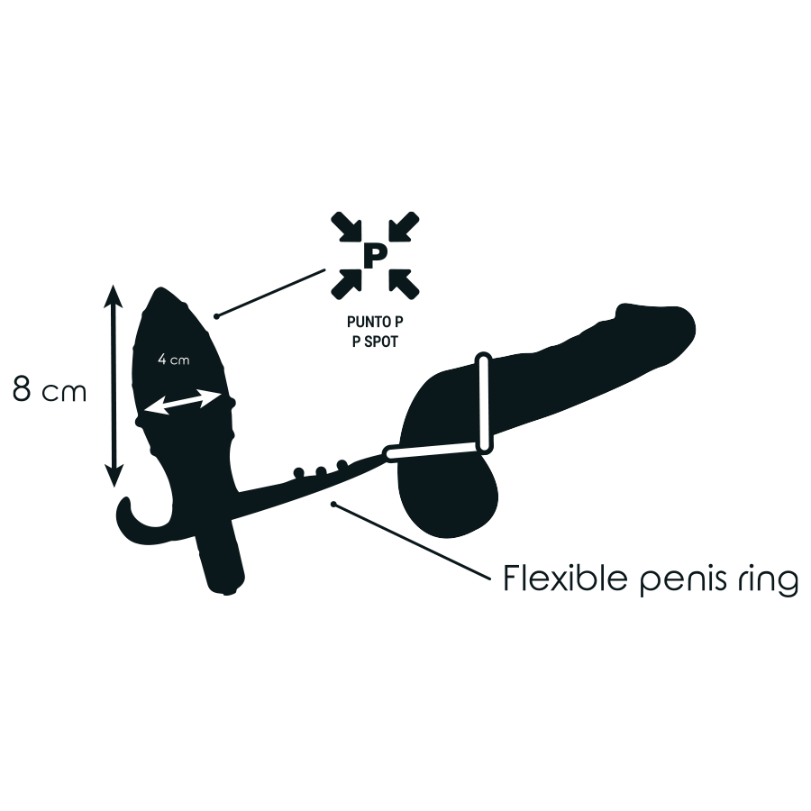 ADDICTED TOYS - ANAL PLUG WITH DOUBLE BLACK RING - Amore24