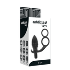 ADDICTED TOYS - ANAL PLUG WITH DOUBLE BLACK RING - Amore24