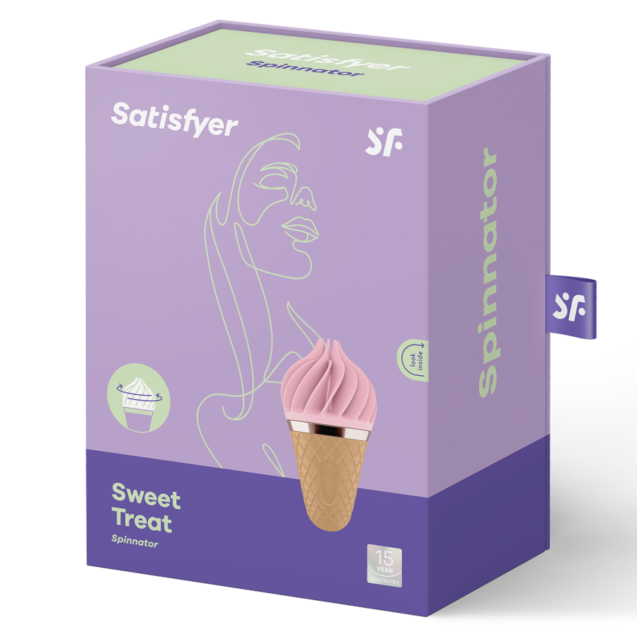 SATISFYER - SWEET TREAT SPINNATOR BLACK - Amore24