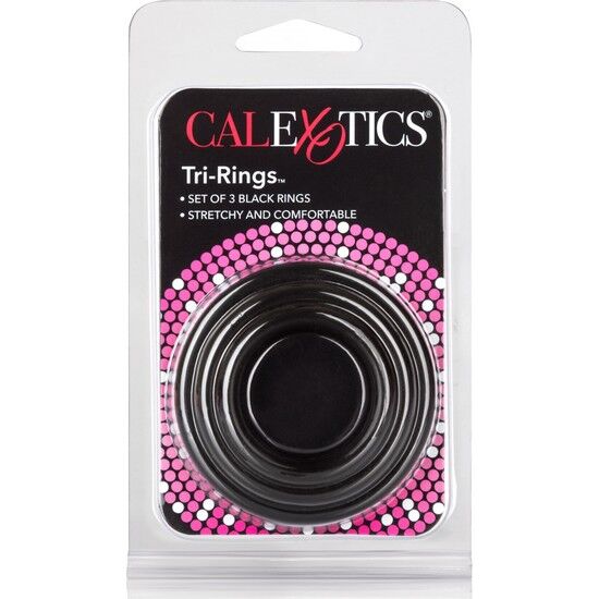 CALEXOTICS - TRI-RINGS BLACK - Amore24