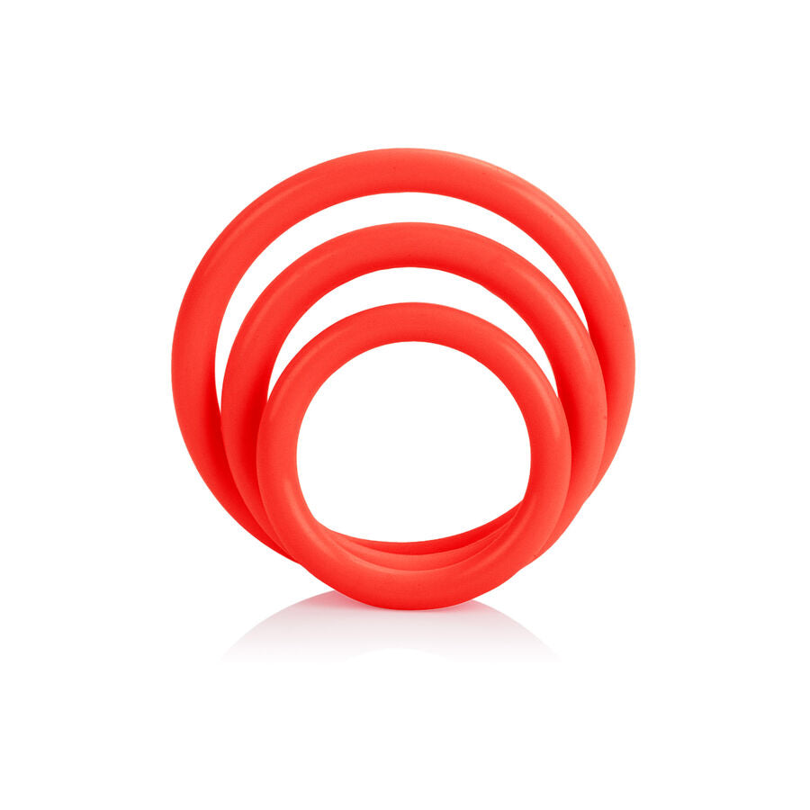 CALEXOTICS - TRI-RINGS SET RED - Amore24