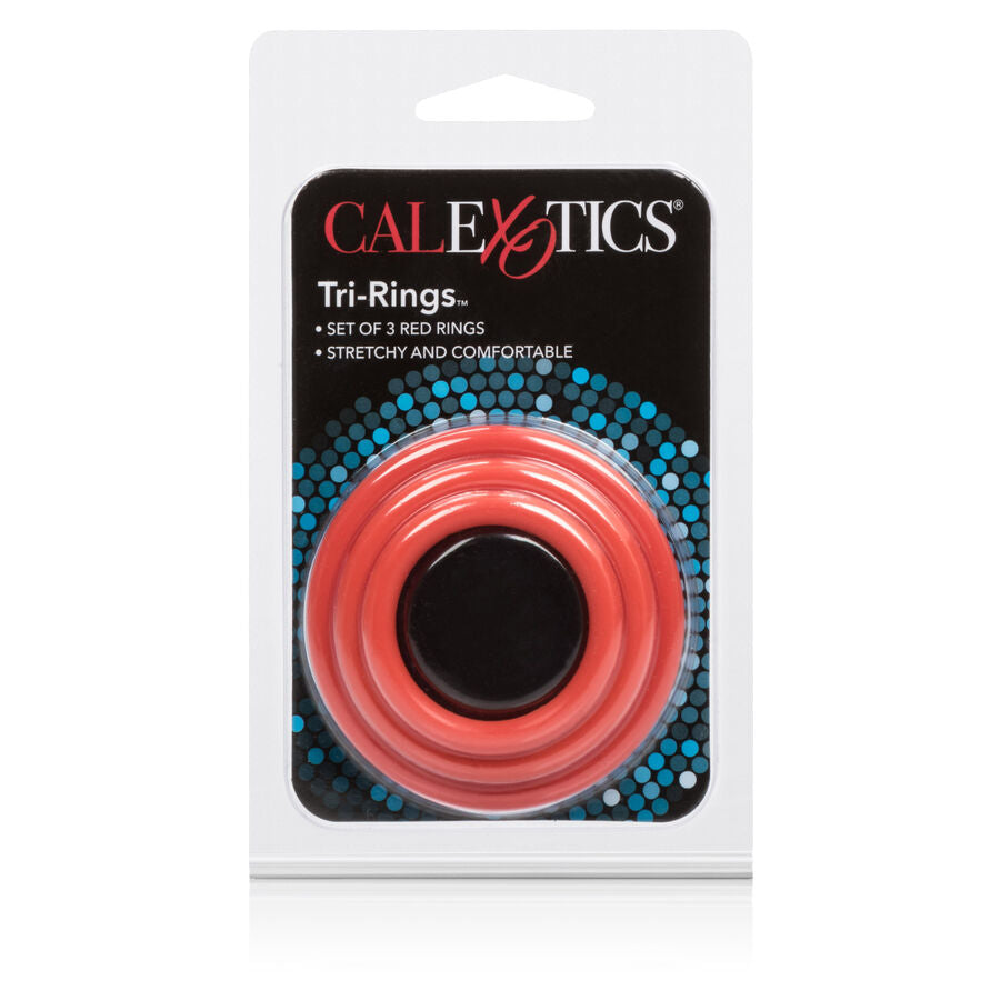 CALEXOTICS - TRI-RINGS SET RED - Amore24