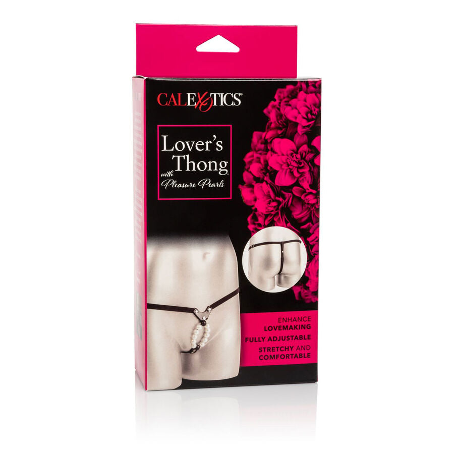 CALEXOTICS - LOVERS THONG W. PLEASURE PEARLS - Amore24