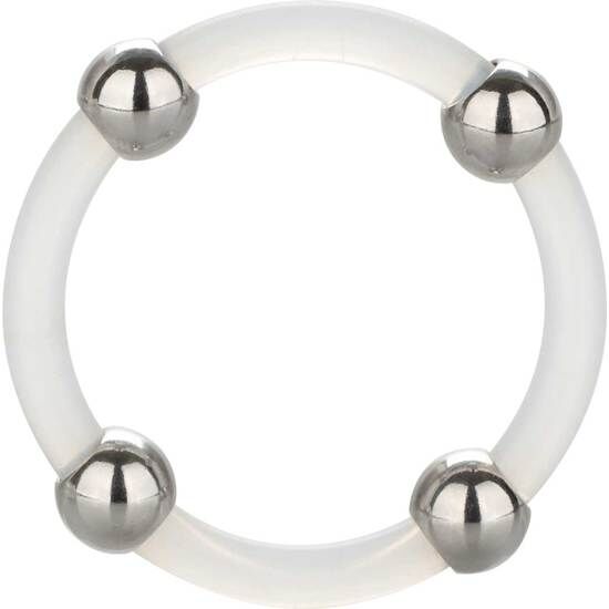 CALEXOTICS - STEEL BEADED SILICONE RING L - Amore24