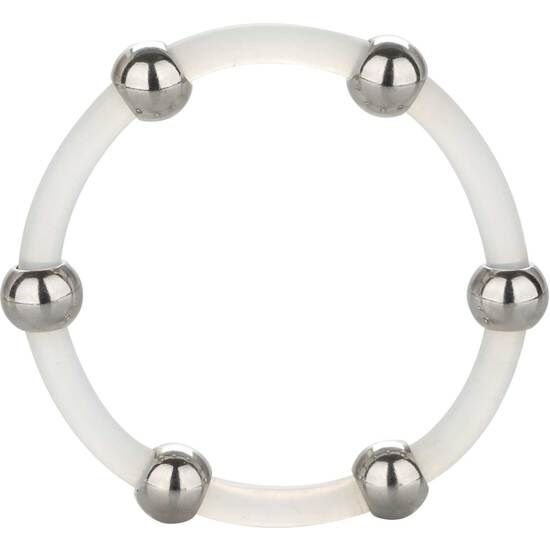 CALEXOTICS - STEEL BEADED SILICONE RING XL - Amore24