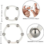 CALEXOTICS - STEEL BEADED SILICONE RING SET - Amore24