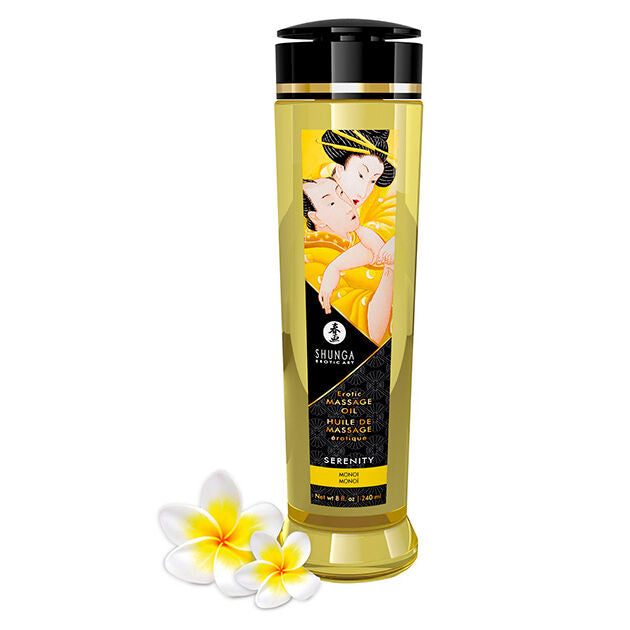 SHUNGA - SERENITY EROTIC MASSAGE OIL 240 ML - Amore24