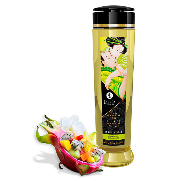 SHUNGA - IRRESISTIBLE EROTIC MASSAGE OIL 240ML - Amore24